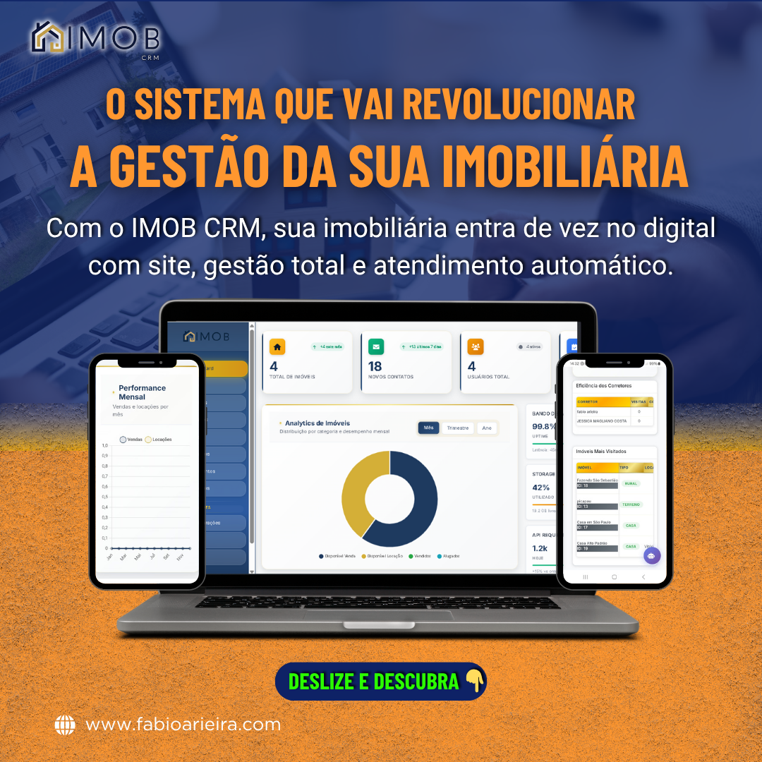IMOB - Sistema Completo Para Imobiliárias e Corretores.