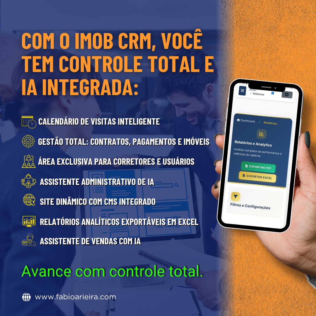 IMOB - Sistema Completo Para Imobiliárias e Corretores.